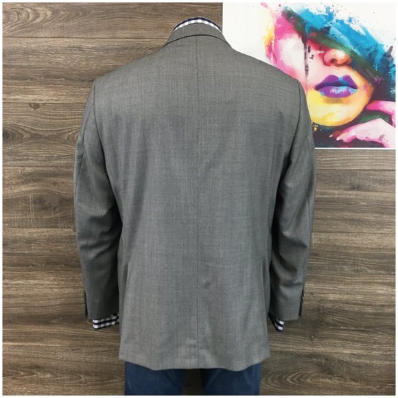 Joseph Abboud Men's Blazer Sport Coat Two Button Wool Sports Suit Jacket 50R Men - Picture 5 of 12